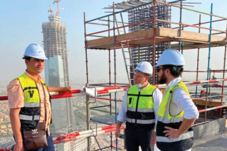 Engineer Mohamed Taher visited Dubai t. explore the largest and most Important skyscrapers and strategies for their Implementation