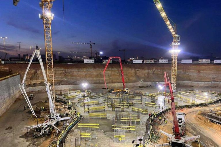 Nile Development breaks Egypt's record for the Largest continuous concrete pour for a private-sector project