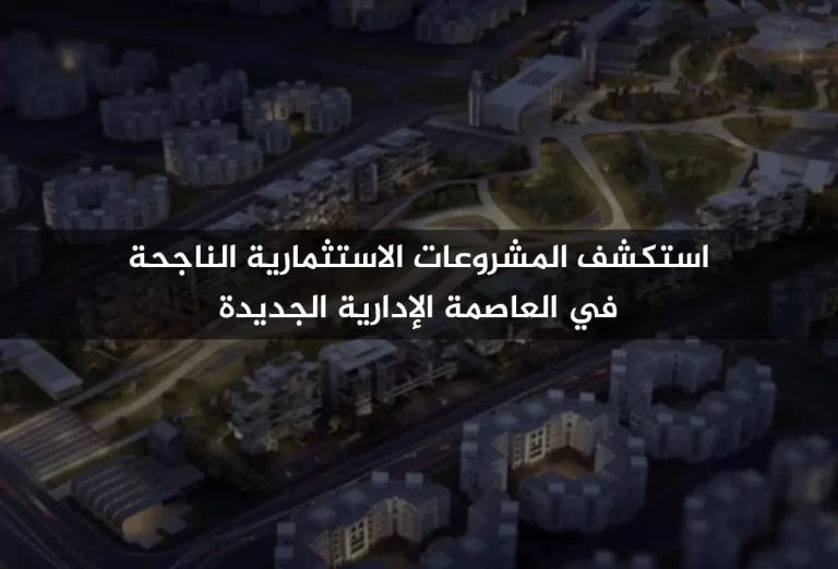 استكشف المشروعات الاستثمارية الناجحة في العاصمة الإدارية الجديدة