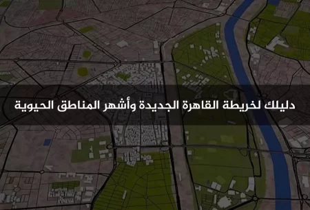 دليلك لخريطة القاهرة الجديدة واشهر المناطق الحيوية 2024